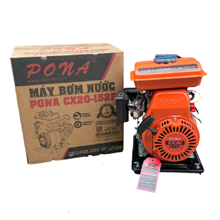 Máy Bơm Nước Chạy Xăng 4 Thì 2.5HP Pona CX20-152F