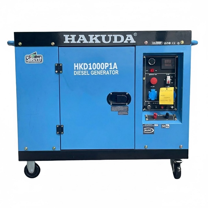 Máy Phát Điện Chạy Dầu Diesel Hakuda 10KW HKD10000P1A Đề