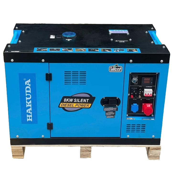 Máy Phát Điện Chạy Dầu 3 Pha 8KW Hakuda HKD8000P3A