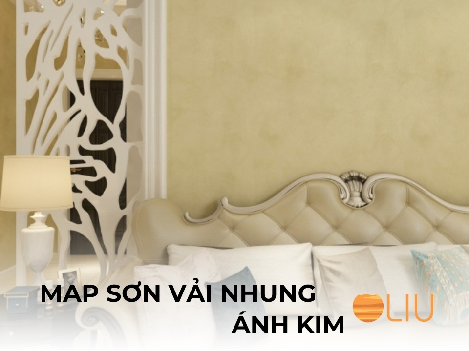 MAP Sơn vải nhung ánh kim Oliu mới nhất