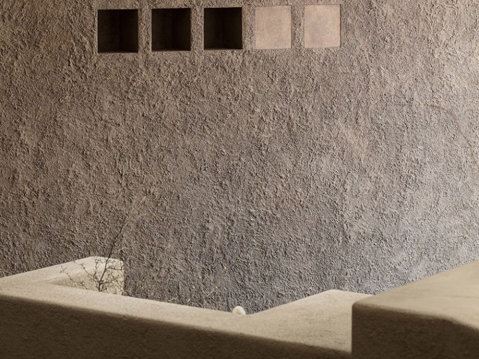 Tường đất trang trí