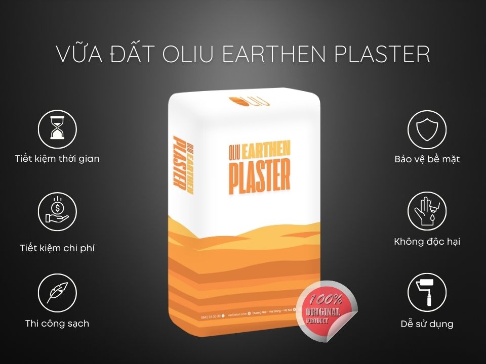 Vữa đất Oliu Earthen Plaster