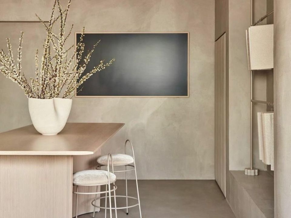 Tường microcement cho không gian nội thất (Ảnh sưu tầm)