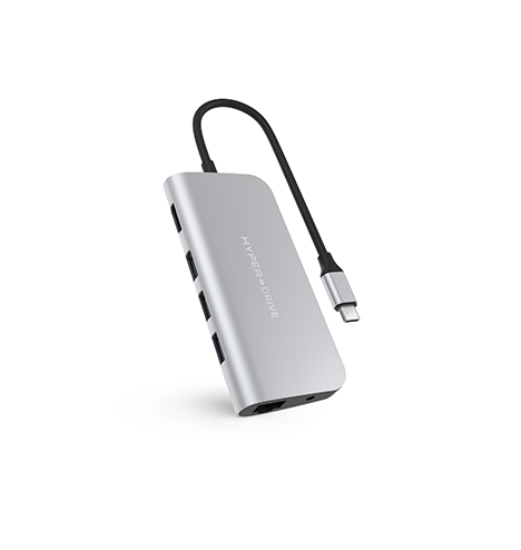 CCổng Chuyển Hyper Drive Power 9-IN-1 Usb-C Hub For iPad Pro 2018-2020, Macbook, Surface, Ultrabook – HD30F