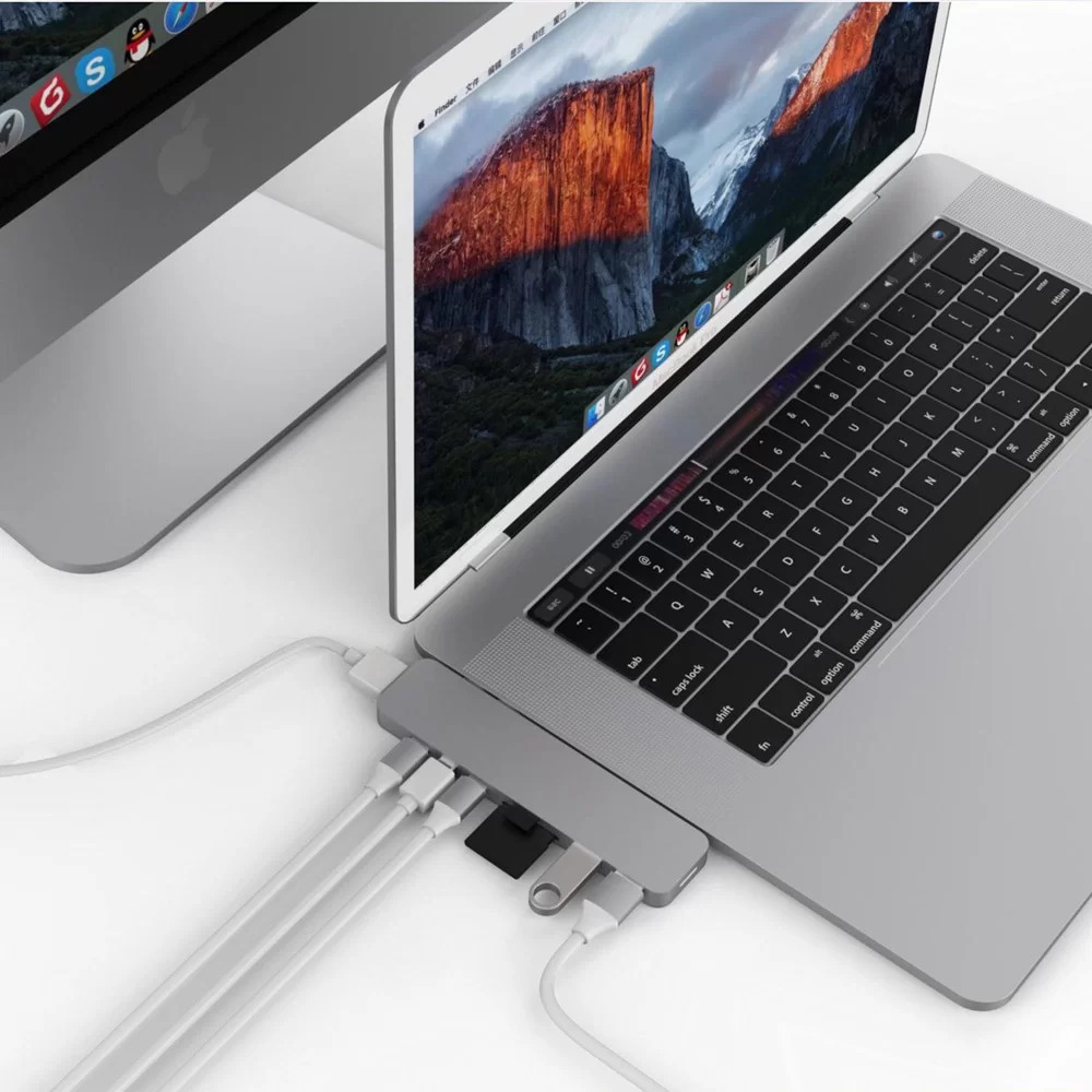Cổng Chuyển Hyper Drive Usb Type-C Pro 8in2 Hub (GN28D-Gray)
