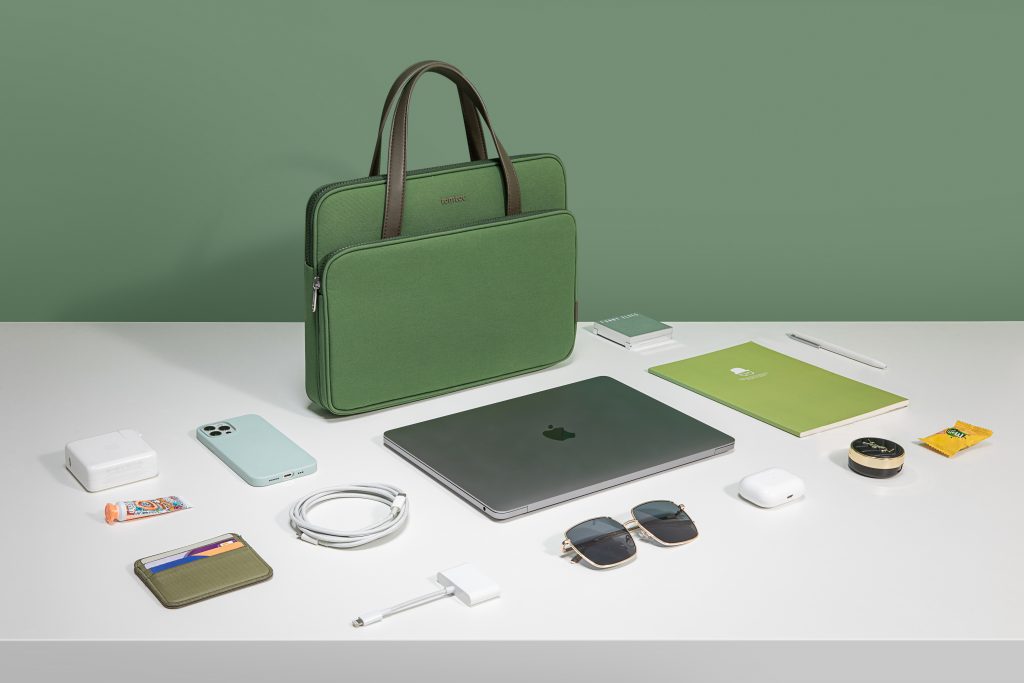 Túi Xách Tomtoc (Usa) Briefcase Premium For Macbook 13”/14”, Ultrabook 13″ Green H21-C01T01