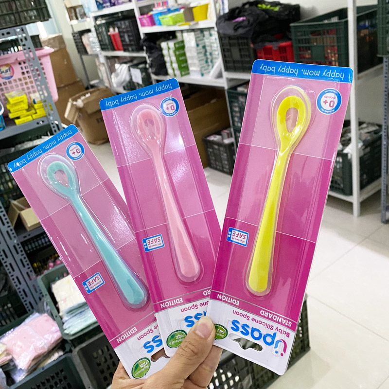 Thìa ăn dặm cho bé Silicon Upass