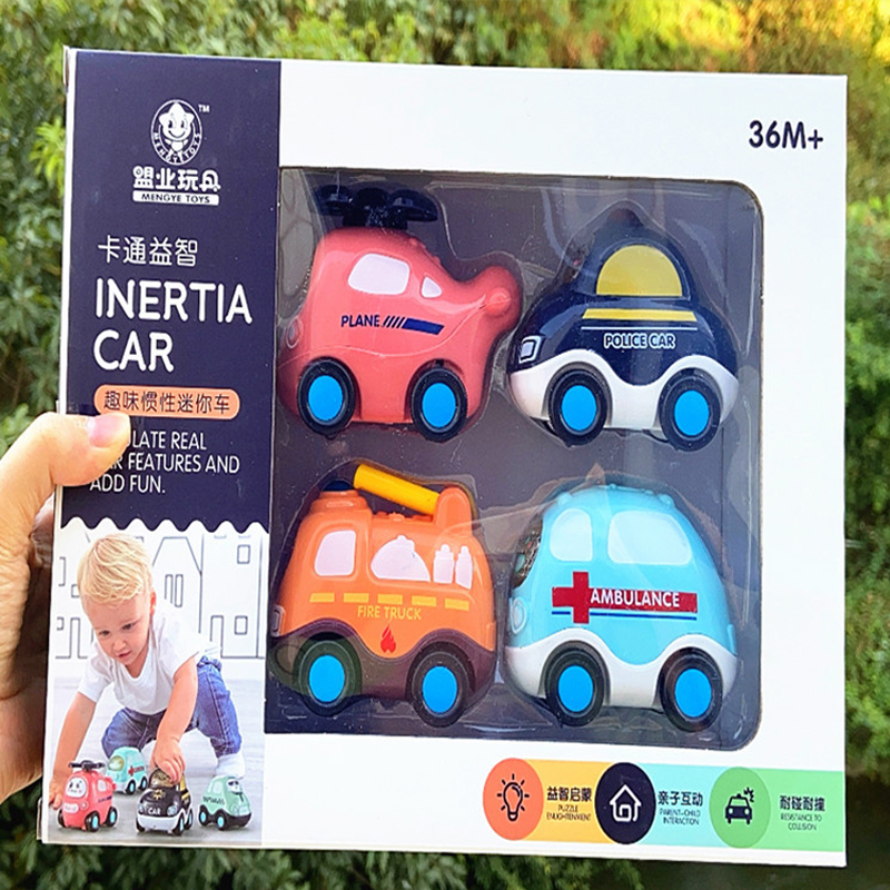 Hộp 4 ô tô đồ chơi cao cấp cho bé