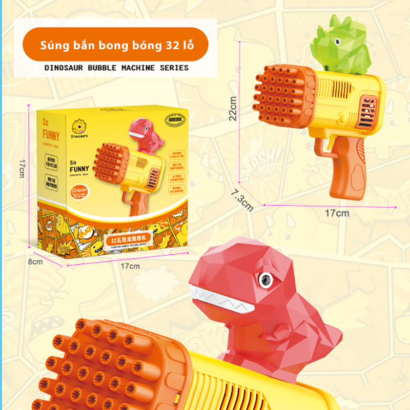 Súng bắn bong bóng 32 nòng