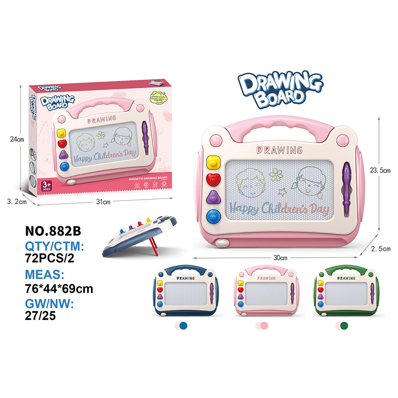 Bảng viết vẽ tự xóa thông minh có giá đỡ