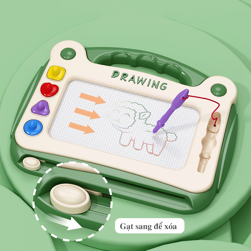Bảng viết vẽ tự xóa thông minh có chân