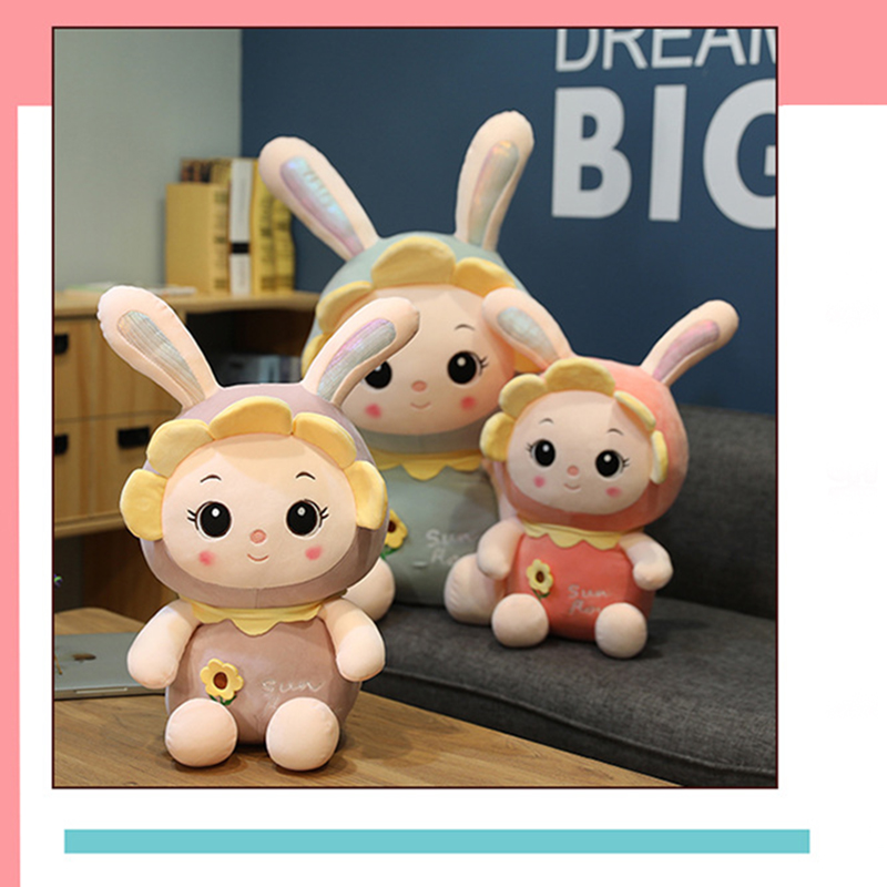 Búp bê hoa hướng dương 25cm Hồng