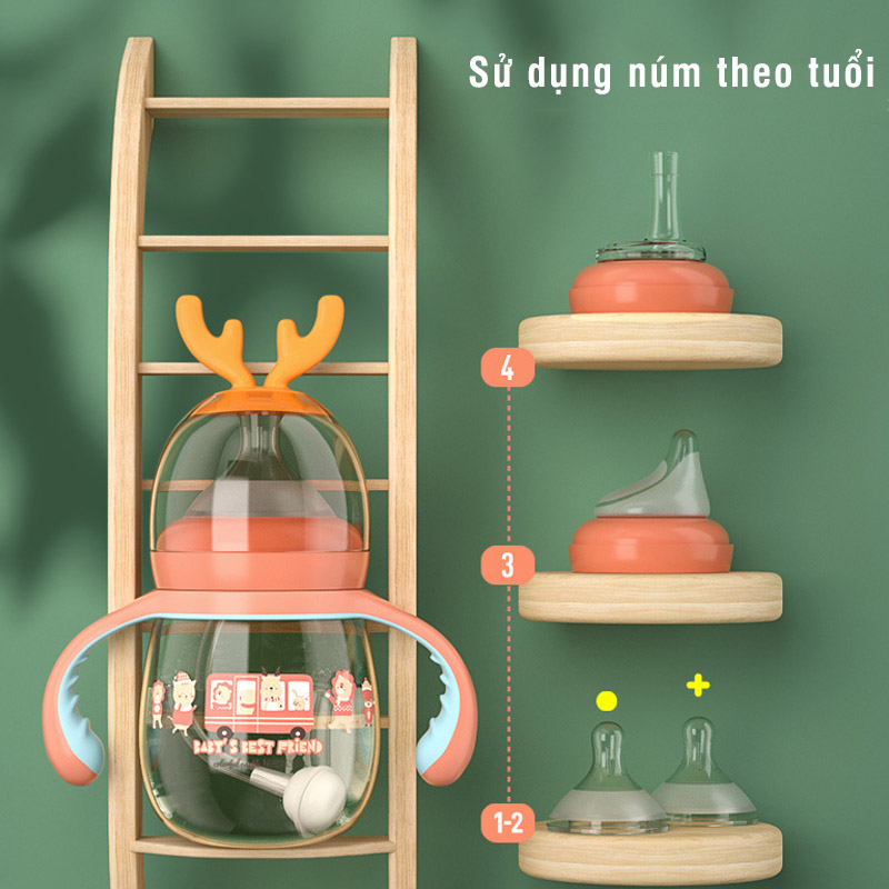 Bình sữa 3 in 1 Ck Bebe hình hươu