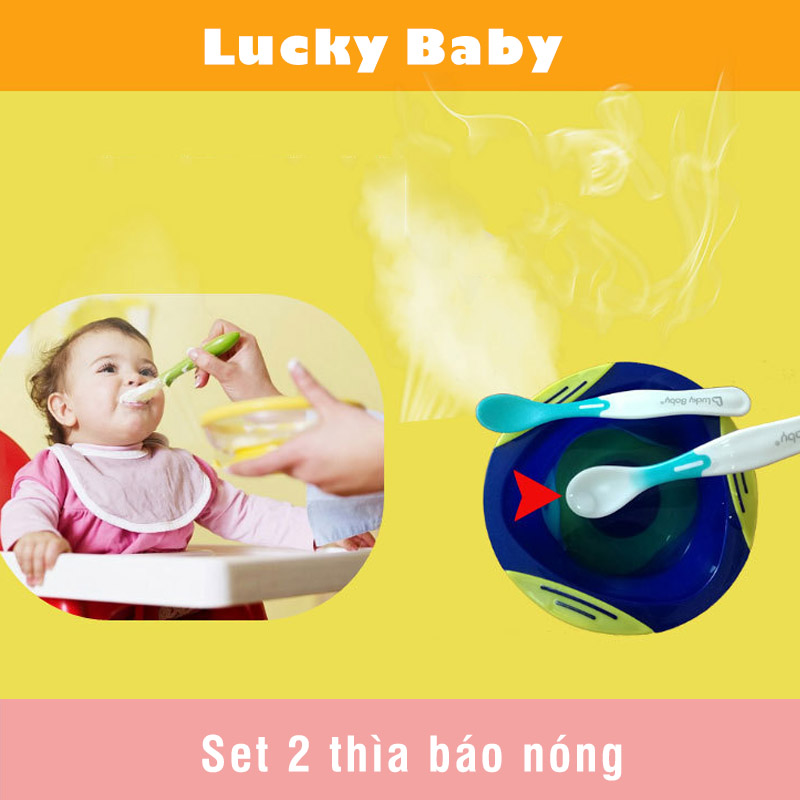 Thìa báo nóng Lucky Baby