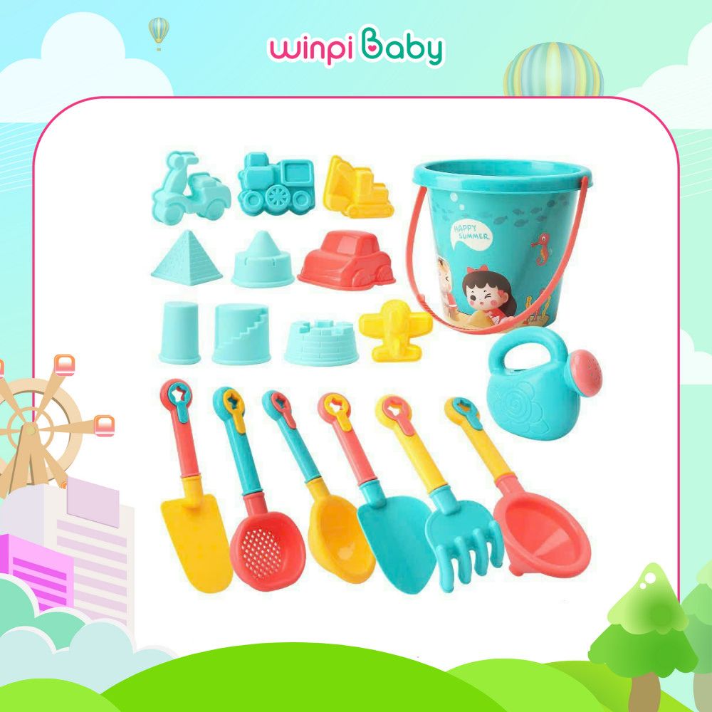 Bộ đồ chơi xô xúc cát 18 CT