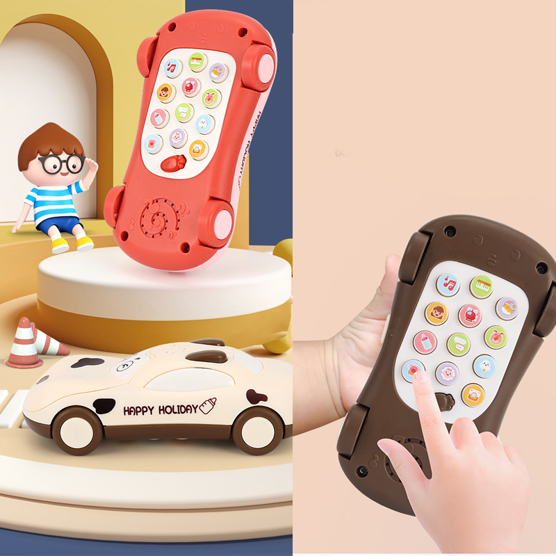 Đồ chơi điện thoại cho bé hình ô tô phát nhạc