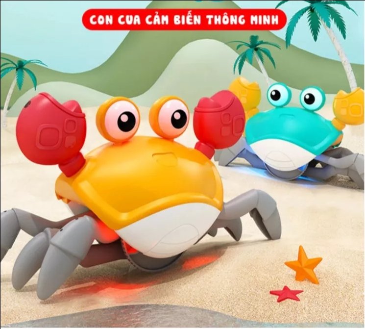Đồ chơi cua cảm biến thông minh tránh vật cản phát nhạc