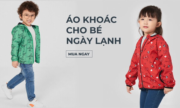 Áo khoác cho bé ngày lạnh