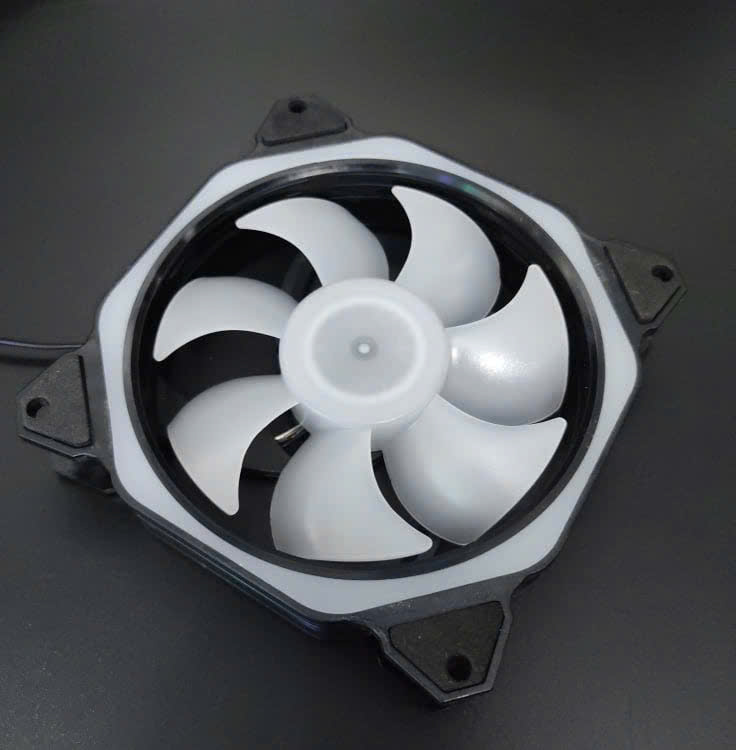 Quạt Tản Nhiệt Máy Tính Led RGB V8 Kích Thước 12cm Molex 4Pin - Không Cần Hub