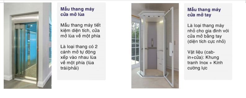 thang máy gia đình