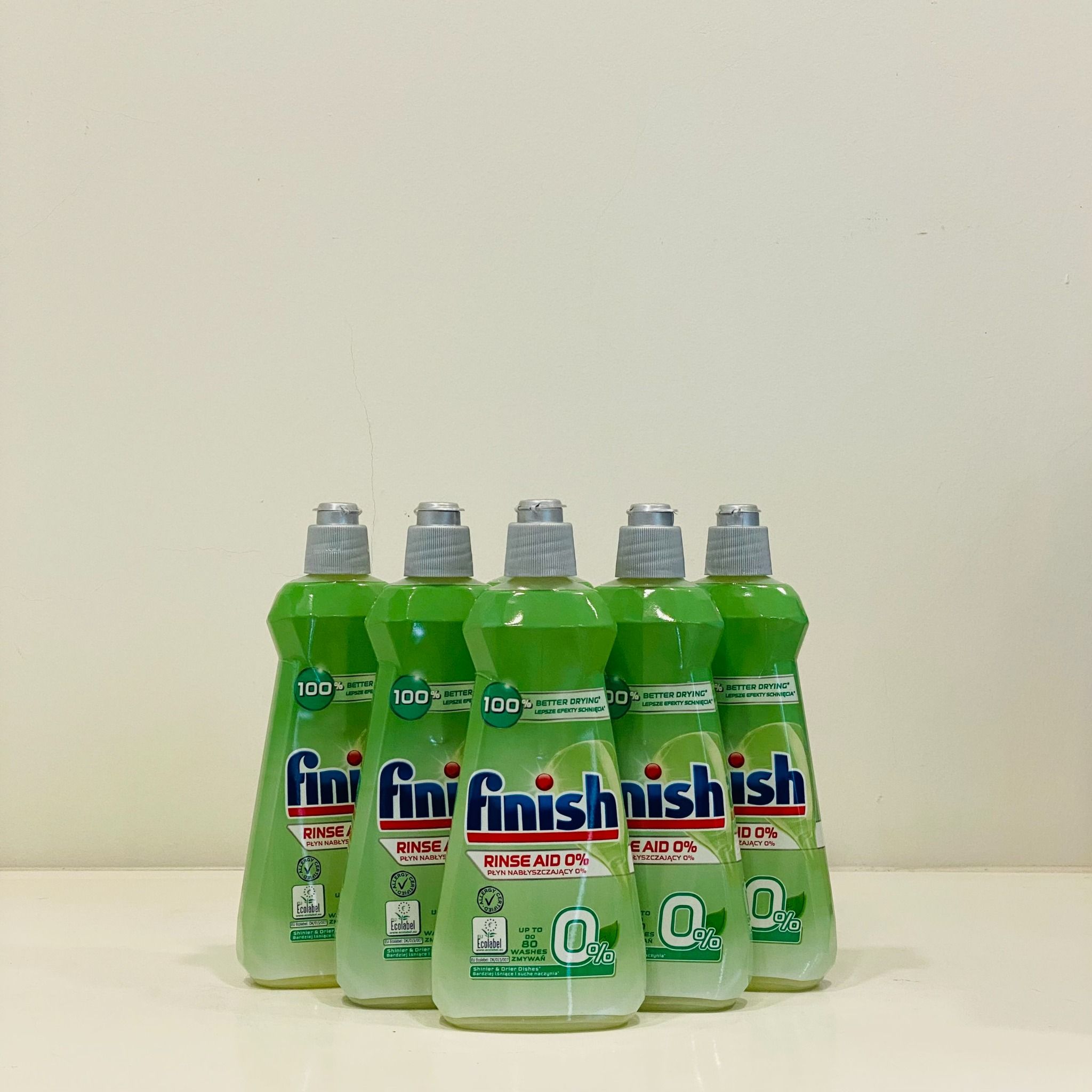 🌟 Nước Làm Bóng Finish Ecolabel EU 400ml – Giải Pháp Sấy Khô & Chống Vệt Nước Hoàn Hảo