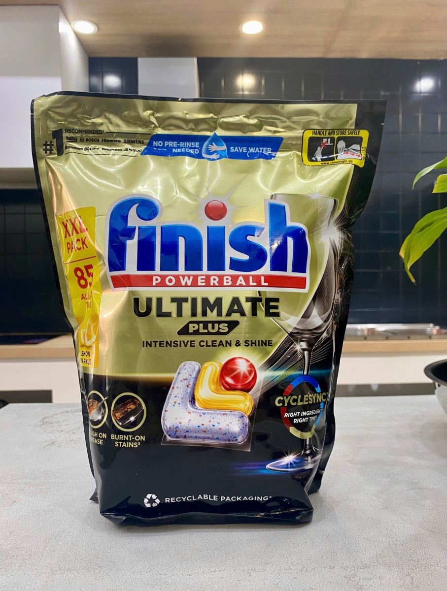 🍋 Viên Rửa Chén Finish Ultimate PLUS Hương Chanh 2025 – Đỉnh Cao Của Công Nghệ Làm Sạch Châu Âu 🧼