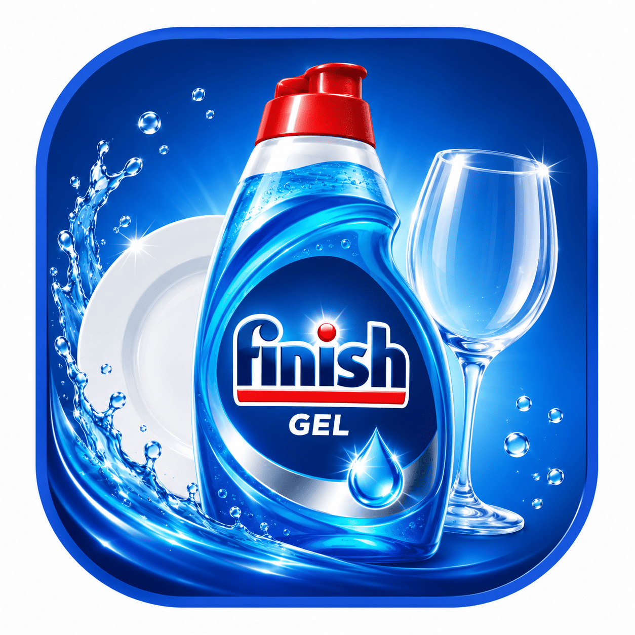 Gel Rửa Chén Finish