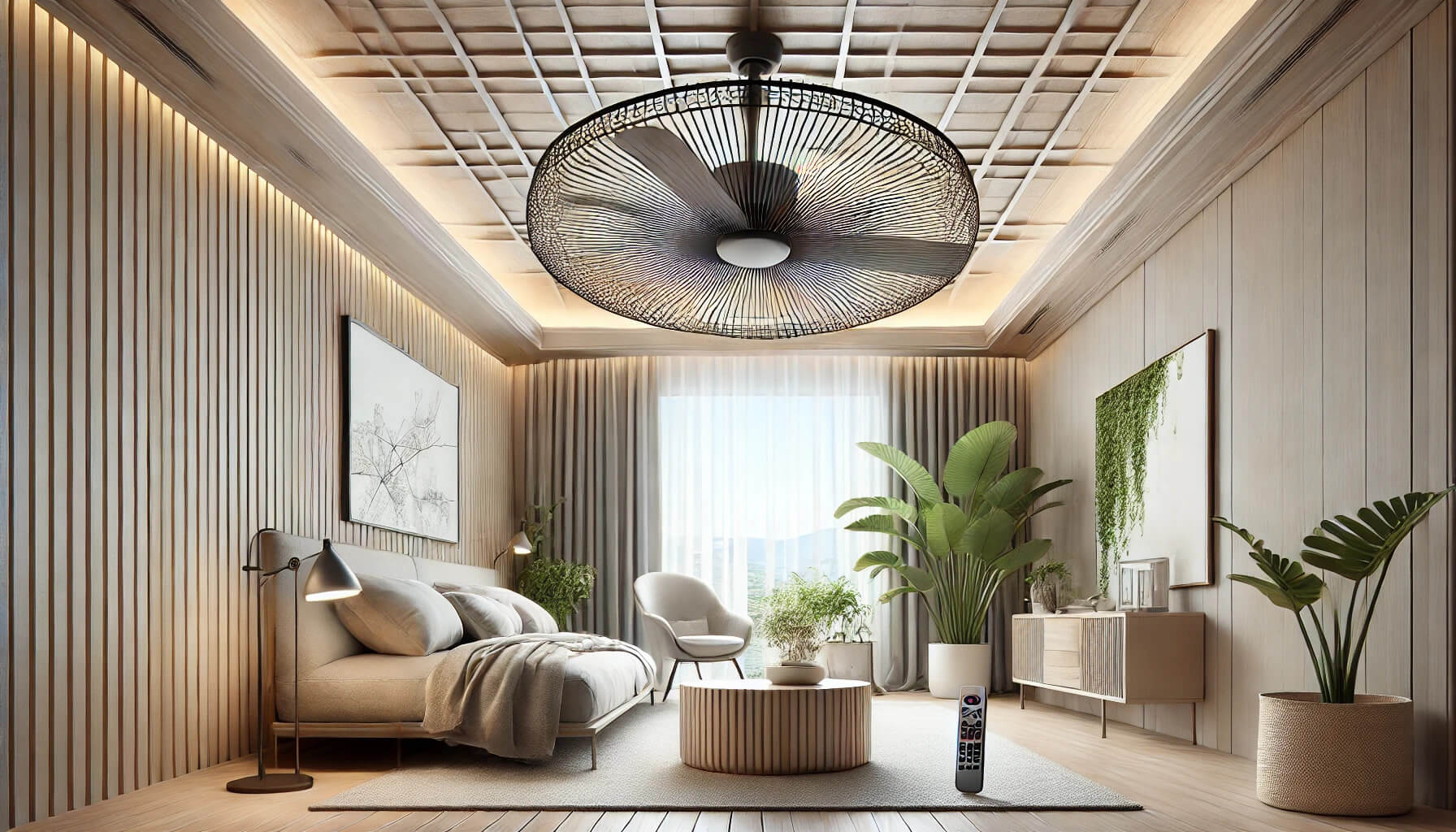 Quạt Đảo Trần Có Remote – Giải Pháp Tiện Lợi Cho Không Gian Hiện Đại
