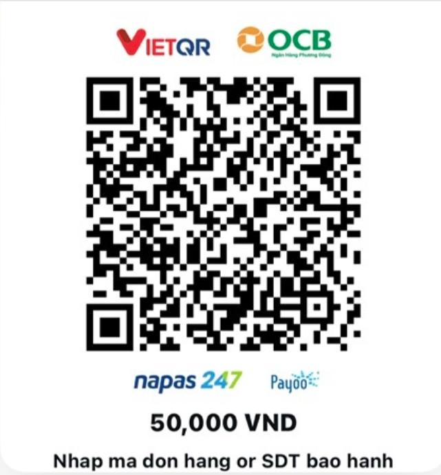 QR Code Chuyển khoản bảo hành Tuvina.vn