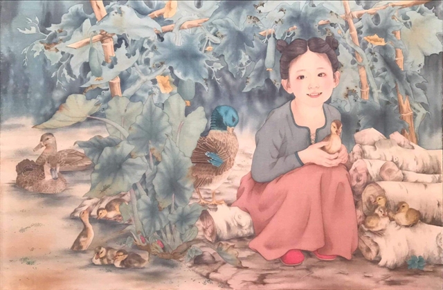 Triển lãm nghệ thuật hé lộ vẻ đẹp mê hoặc của tranh lụa (Phần 2)