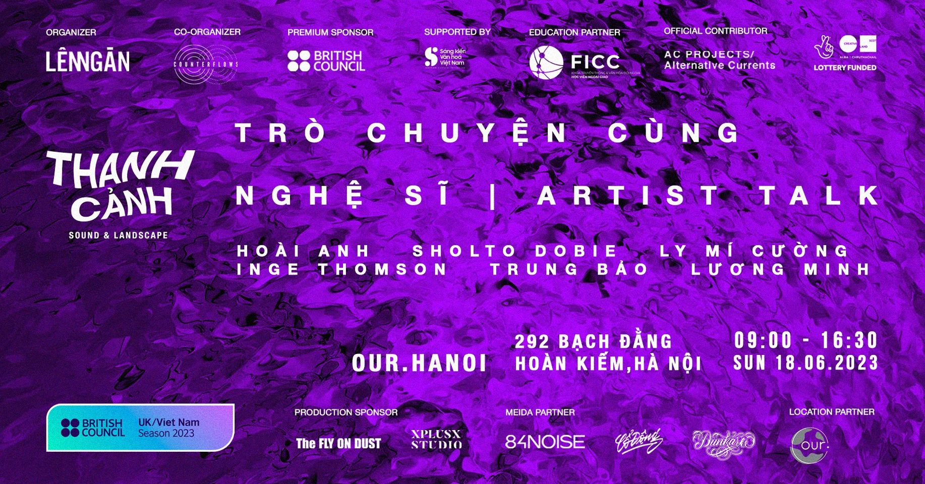 SỰ KIỆN NGHỆ THUẬT “THANH CẢNH 2023” - TRÒ CHUYỆN CÙNG NGHỆ SĨ