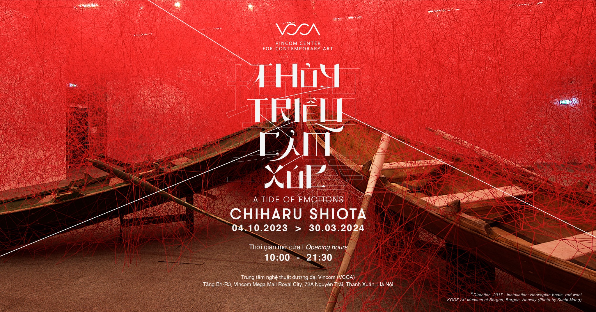 TRIỂN LÃM NGHỆ THUẬT ĐƯƠNG ĐẠI “THỦY TRIỀU CẢM XÚC” CỦA NGHỆ SĨ CHIHARU SHIOTA