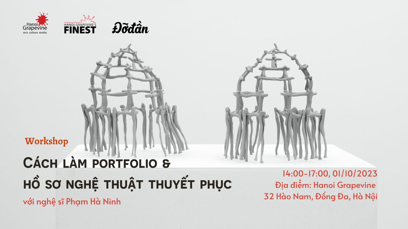 WORKSHOP “CÁCH LÀM PORTFOLIO VÀ HỒ SƠ NGHỆ THUẬT THUYẾT PHỤC”