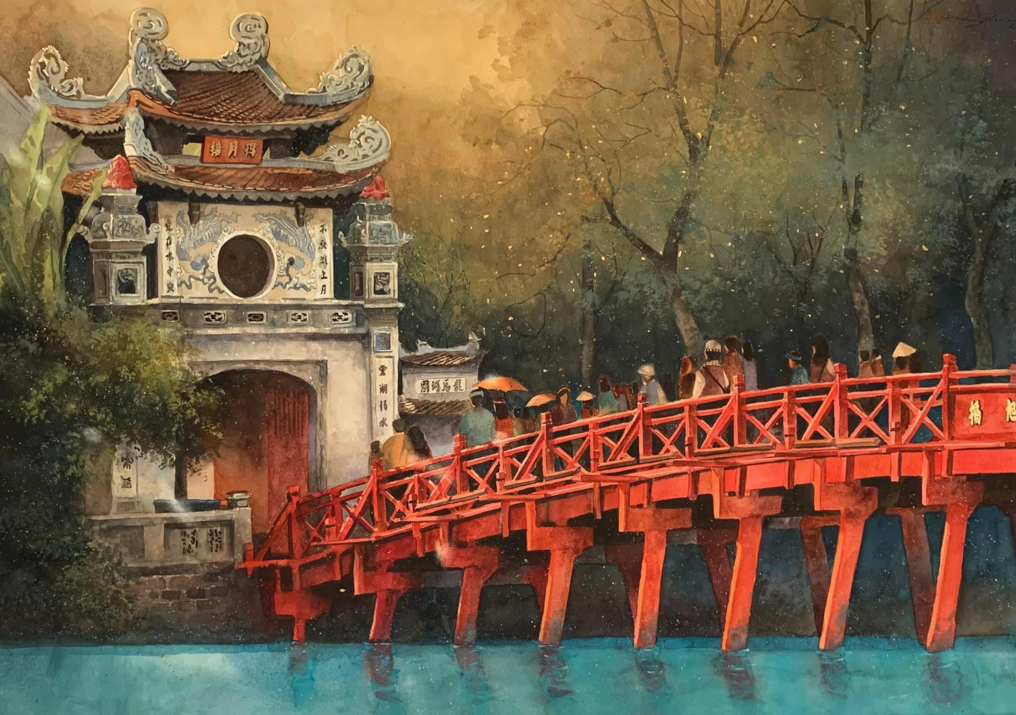 TRIỂN LÃM TRANH “CHÚT TÌNH GỬI PHỐ”