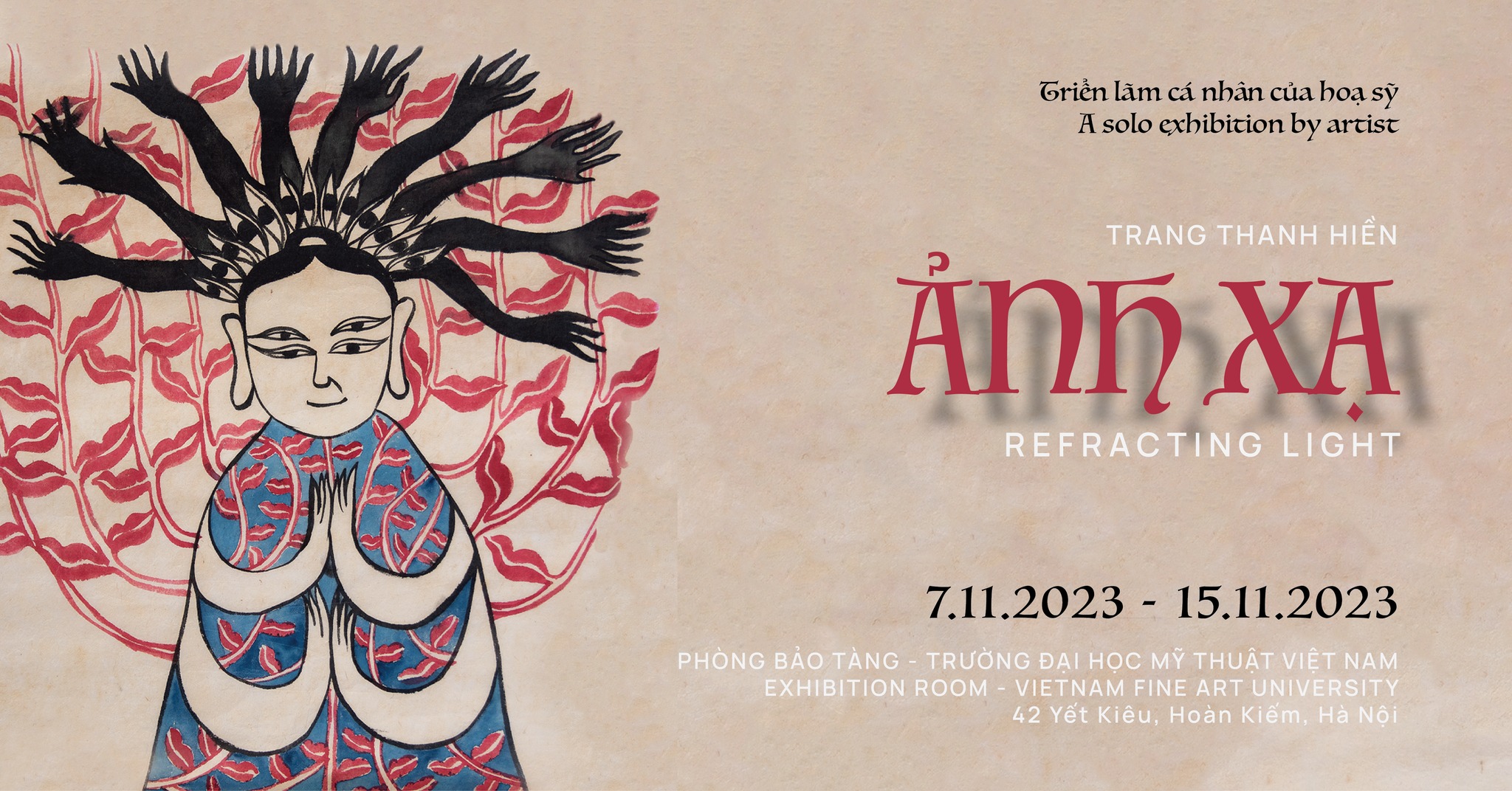 TRIỂN LÃM CÁ NHÂN HỌA SĨ TRANH THANH HIỀN - “ẢNH XẠ” TRIỂN LÃM CÁ NHÂN HỌA SĨ TRANH THANH HIỀN - “ẢNH XẠ”