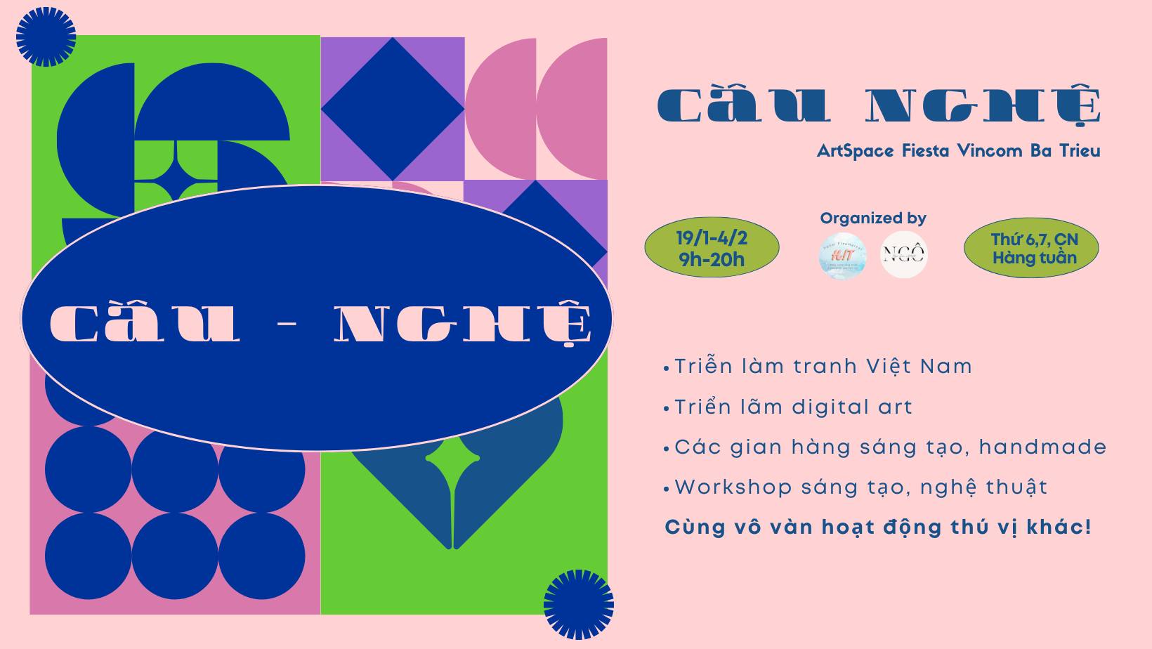SỰ KIỆN NGHỆ THUẬT - ART $ FLEA: CẦU NGHỆ 