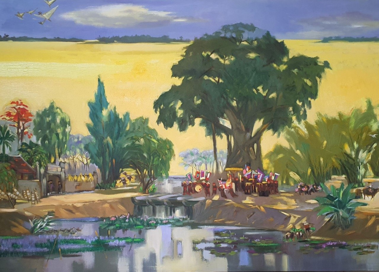 Tranh sơn dầu 