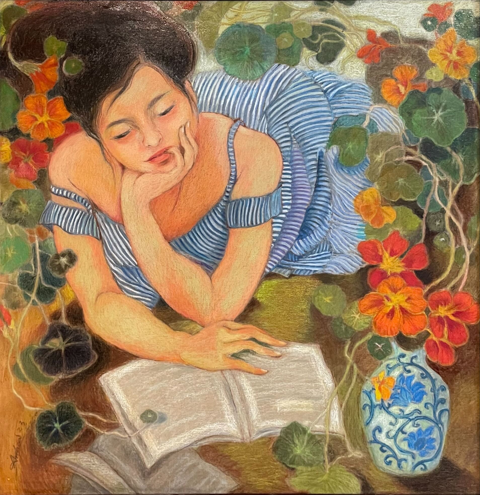 Tranh phấn dầu 