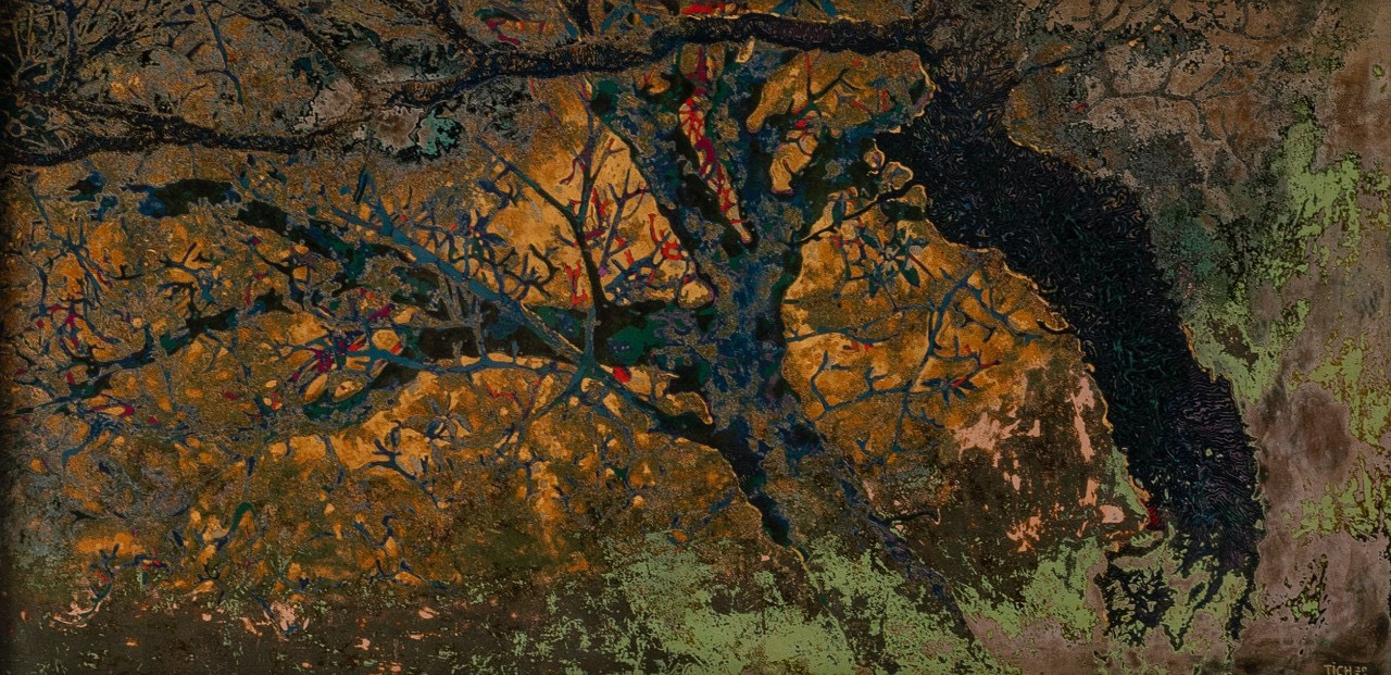 Lacquer painting 