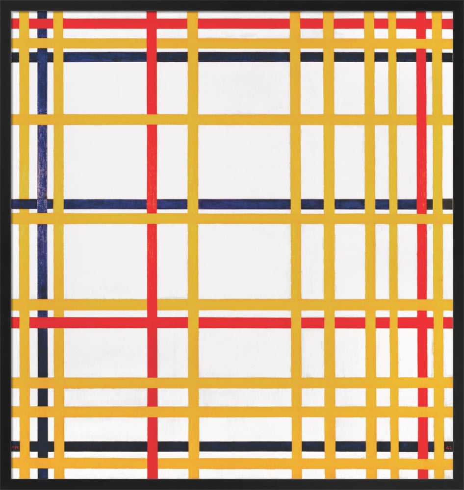 Tác phẩm treo ngược trong hơn 75 năm của danh hoạ Mondrian