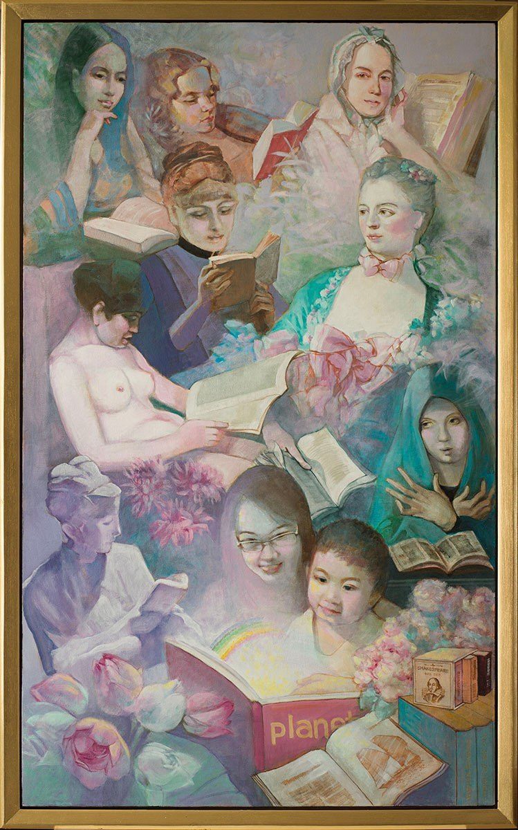 Tranh aryclic trên toan 