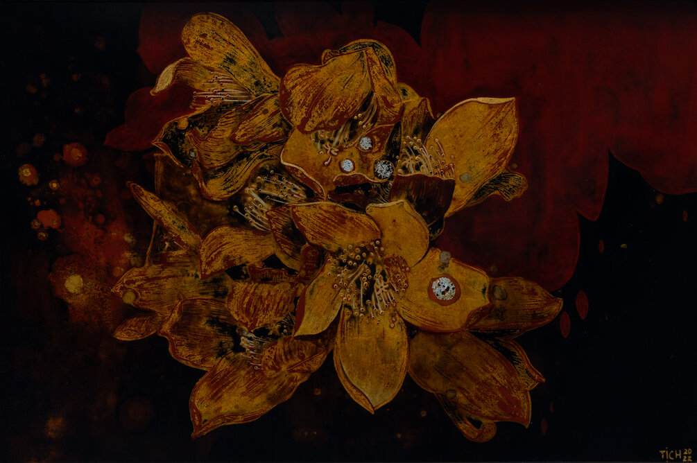 Lacquer painting 