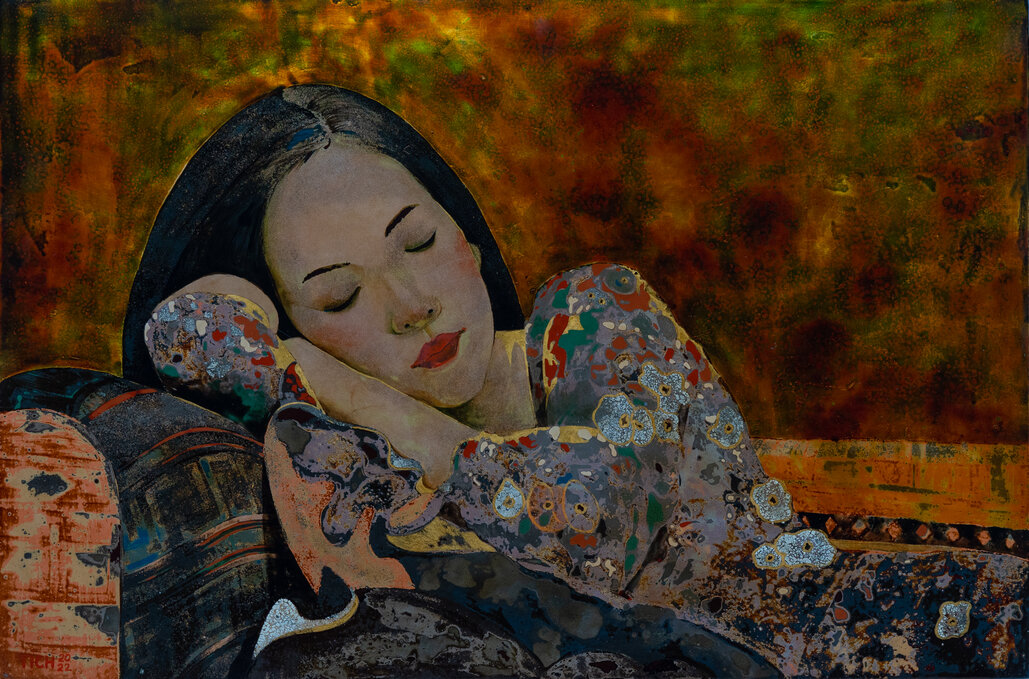 Lacquer painting 