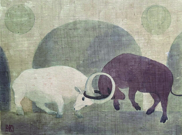 Tranh lụa  Tranh lụa
