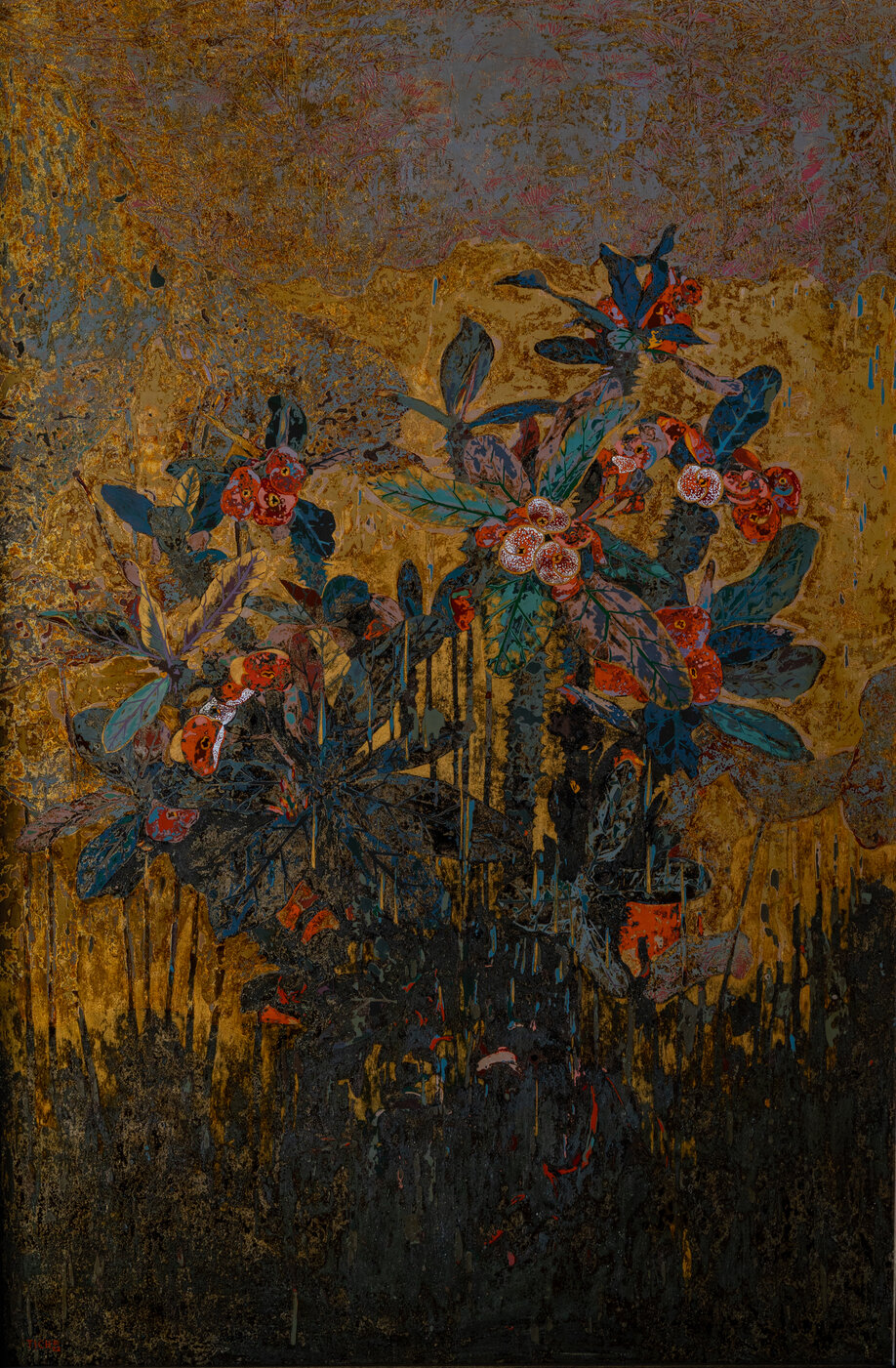 Lacquer painting 