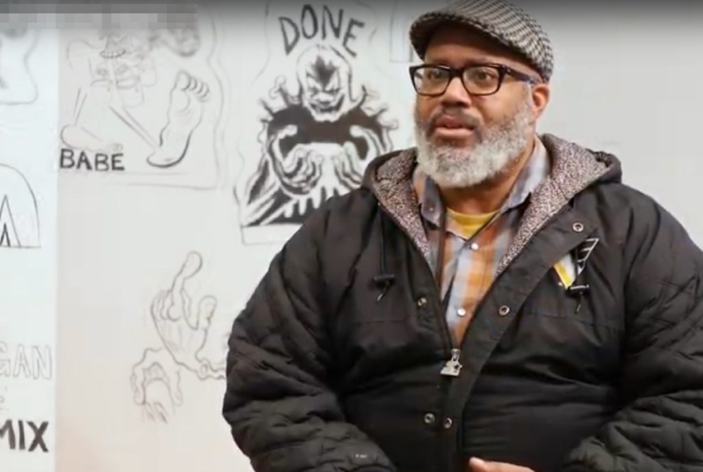 Chân dung họa sĩ Trenton Doyle Hancock (Shulamit Nazarian) Chân dung họa sĩ Trenton Doyle Hancock (Shulamit Nazarian)