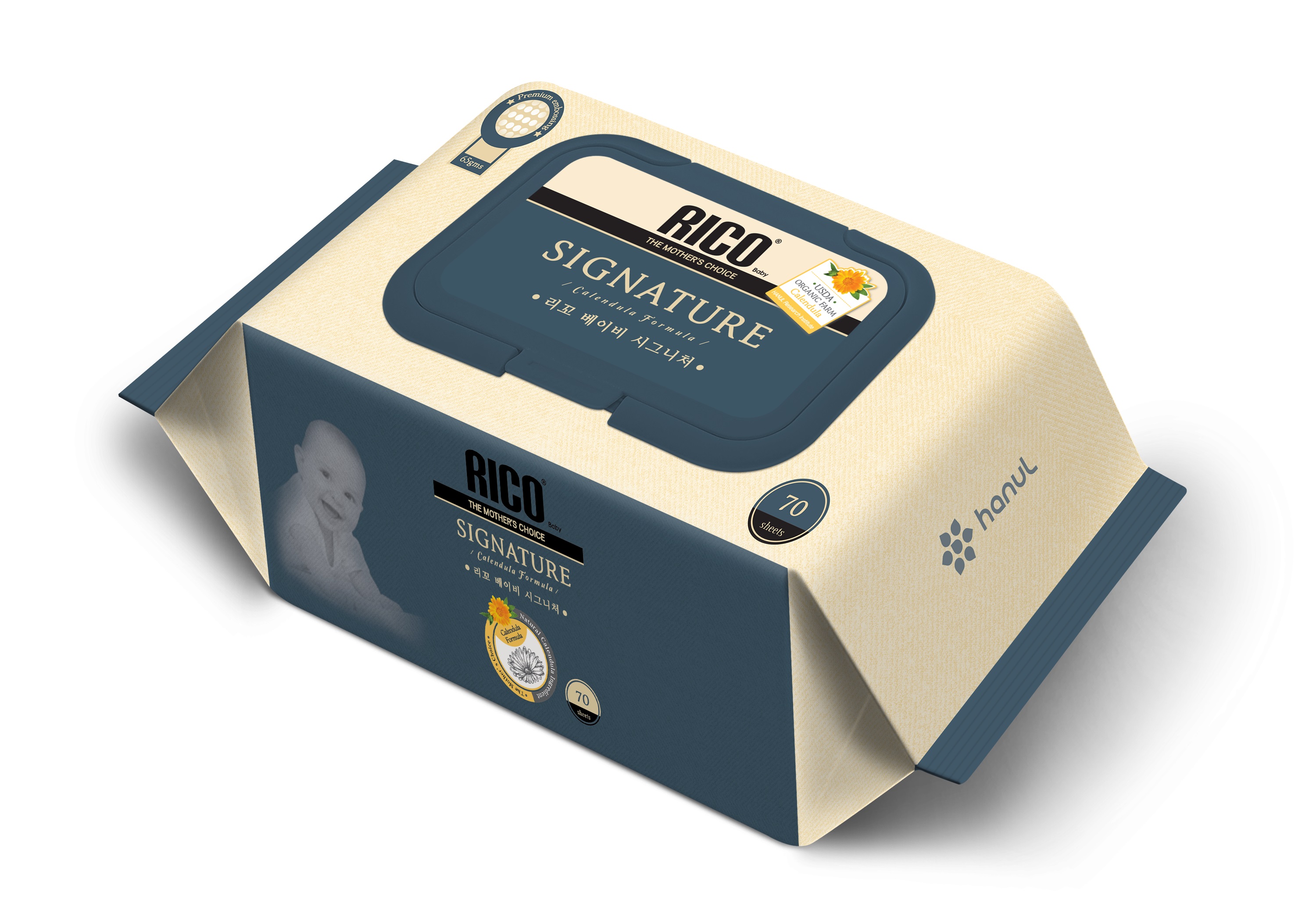 Khăn ướt RICO Signature nội địa Hàn Quốc thành phần tự nhiên An toàn ...