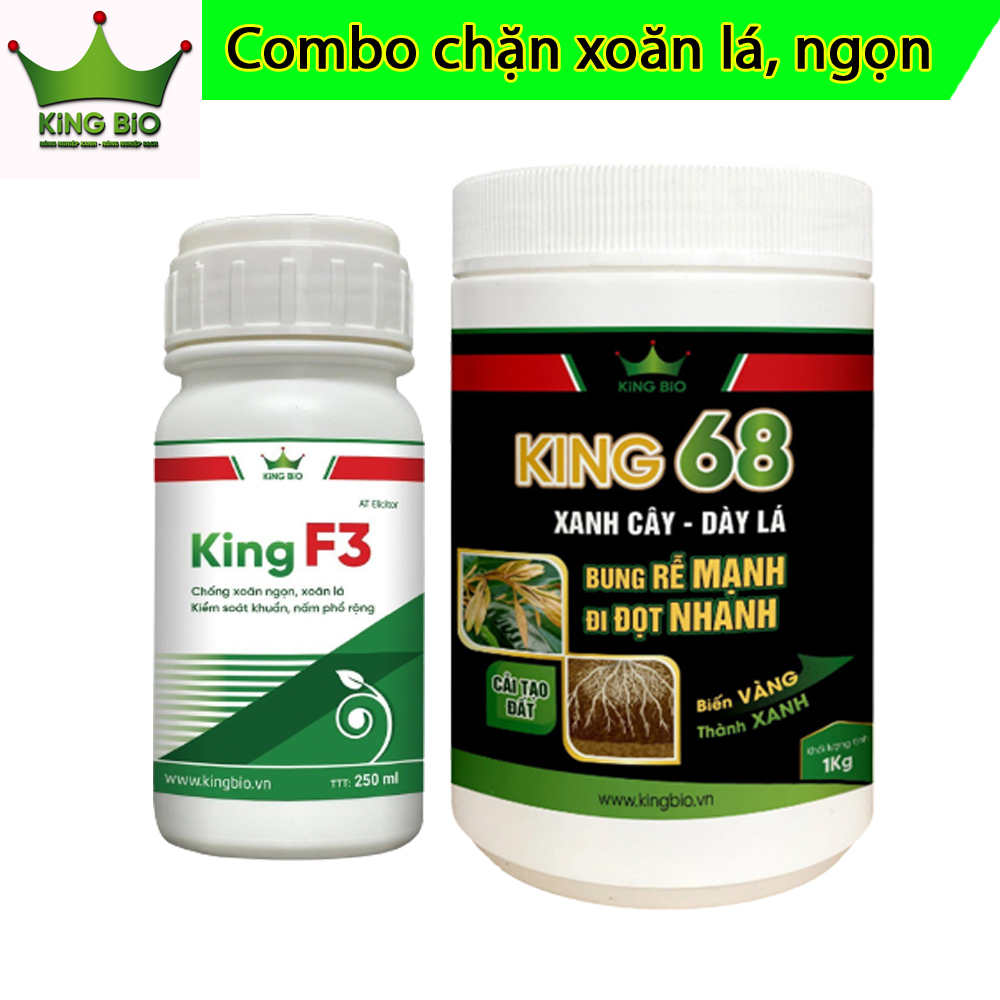 Combo Trị Xoăn Ngọn, Xoăn Đọt, Khảm Lá, Sượng Trái, Phục Hồi Cây Bệnh