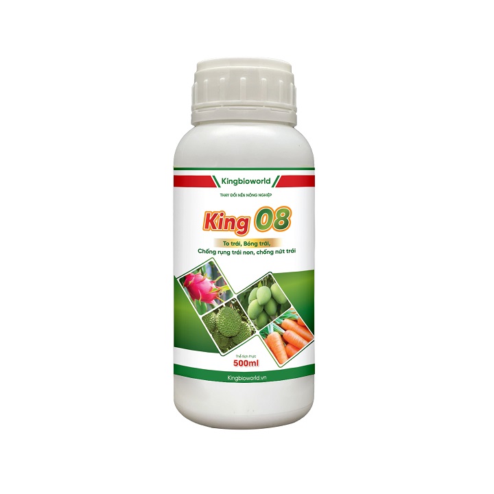 King 08 - Tăng tỷ lệ đậu trái, chống rụng trái non, xanh gai, chống nứt vỡ trái