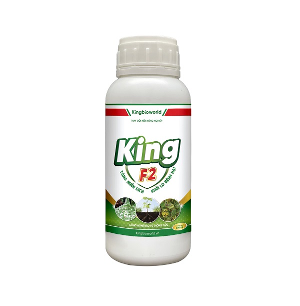 King F2 - Đặc trị bệnh do nấm khuẩn trên thân, lá, quả: thán thư, thối thân xì mủ,... King F2 - Đặc trị bệnh do nấm khuẩn trên thân, lá, quả: thán thư, thối thân xì mủ,...